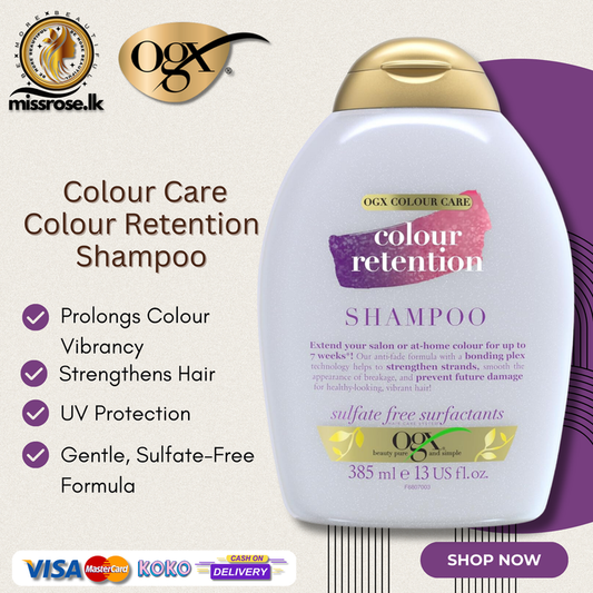 OGX Colour Care Colour Retention Shampoo (385 ml)