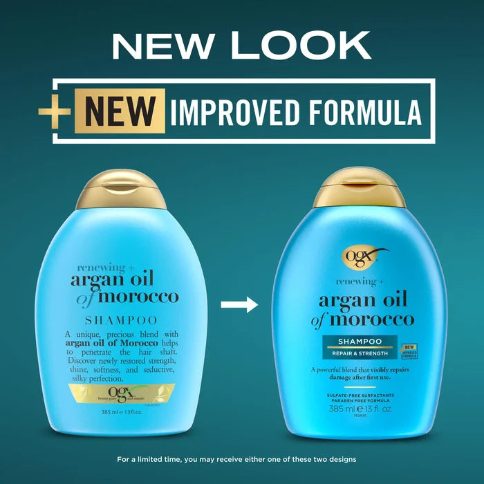 OGX Renewing + Argan Oil of Morocco Moisturizing Daily Shampoo, 13 fl oz