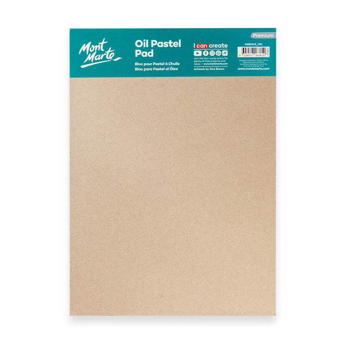 Oil Pastel Pad Premium A4 20 Sheets 200gsm