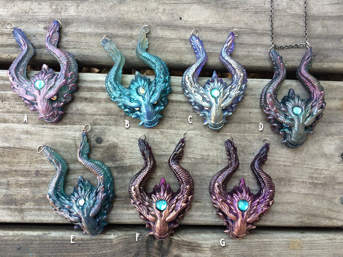 OLD GUARD PENDANT- BLUES AND PURPLES