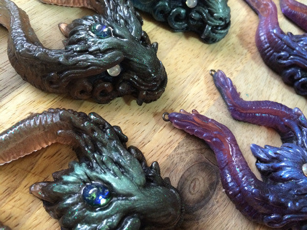 OLD GUARD PENDANT- GREEN + BLUE