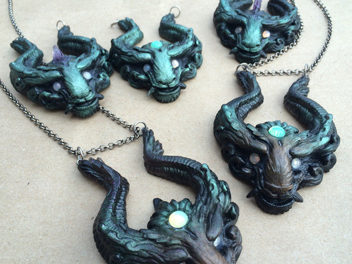 "OLD GUARD" PENDANT- GREENS