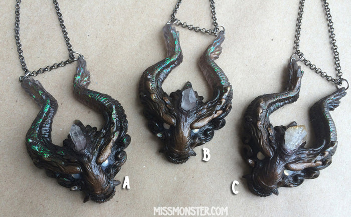 OLD GUARD PENDANT- METALLIC OPAL