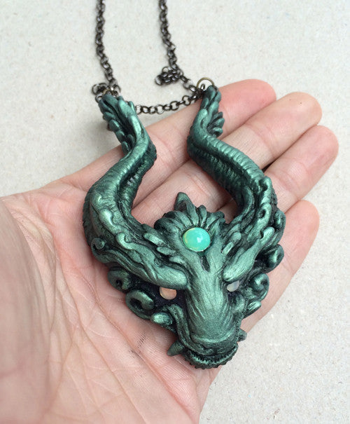 "OLD GUARD" PENDANT- METALS, AMETHYST