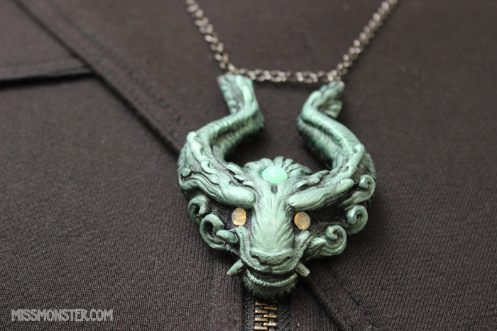 "OLD GUARD" PENDANT- METALS, AMETHYST