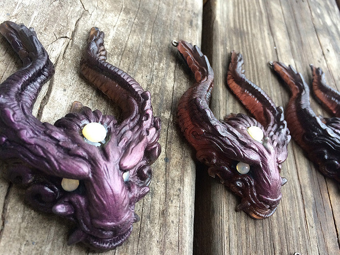 OLD GUARD PENDANT- PURPLES, REDS