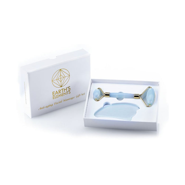 Facial Roller Set -  Opalite