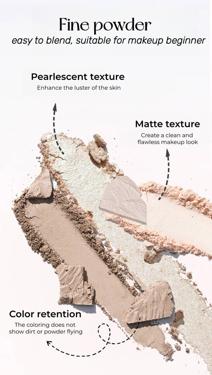 ORIGINAL ARTIST Highlighter & Contour Makeup Palette T5373
