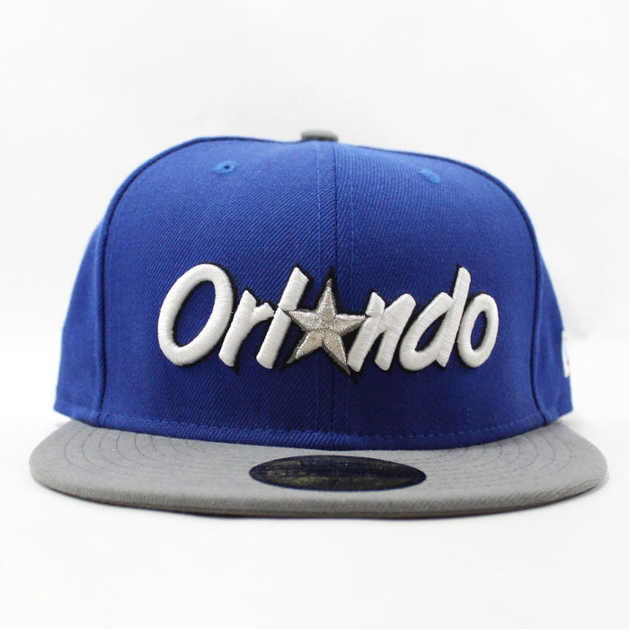 Orlando Magic New Era 59Fifty Fitted Hat (BRIGHT ROYAL GRAY)