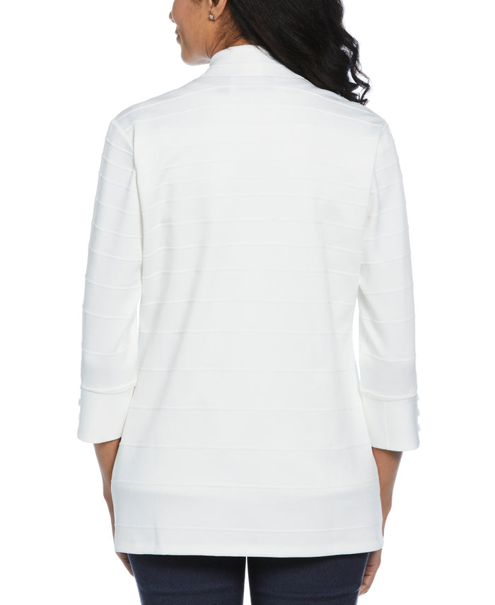 Ottoman Knit Cardigan (Star White)