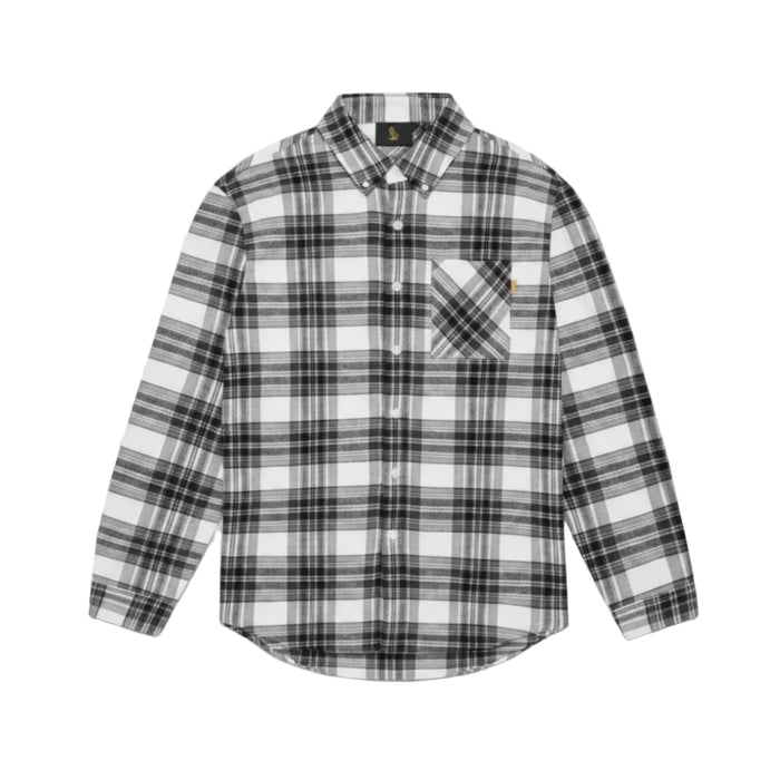 OVO Plaid Flannel Shirt Grey