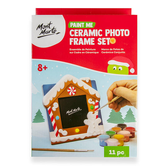 Paint Me Ceramic Photo Frame Set 11pc - Gingerbread