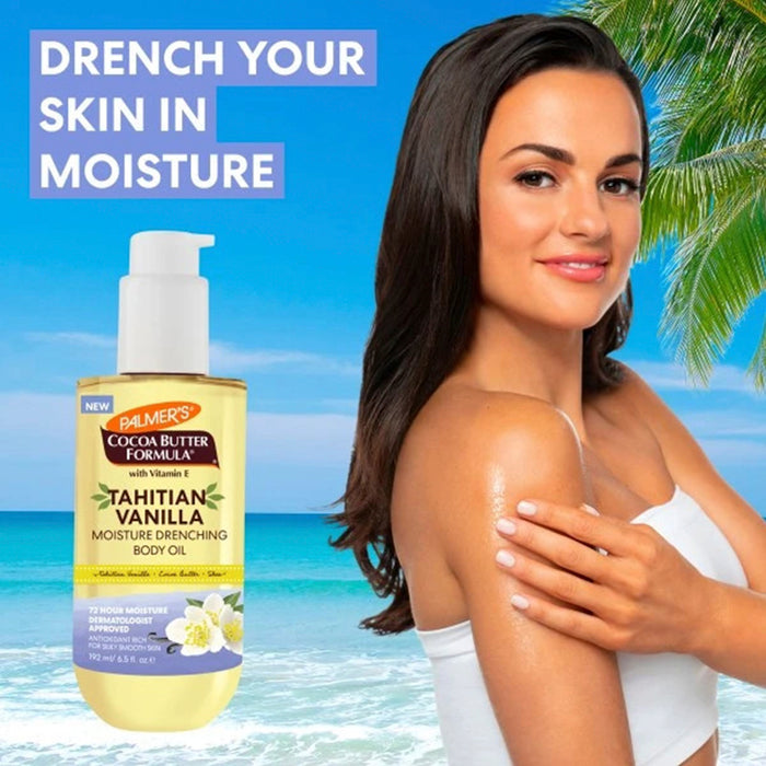 Palmer's Cocoa Butter Formula Tahitian Vanilla Moisture Drenching Body Oil 6.5oz/ 192ml