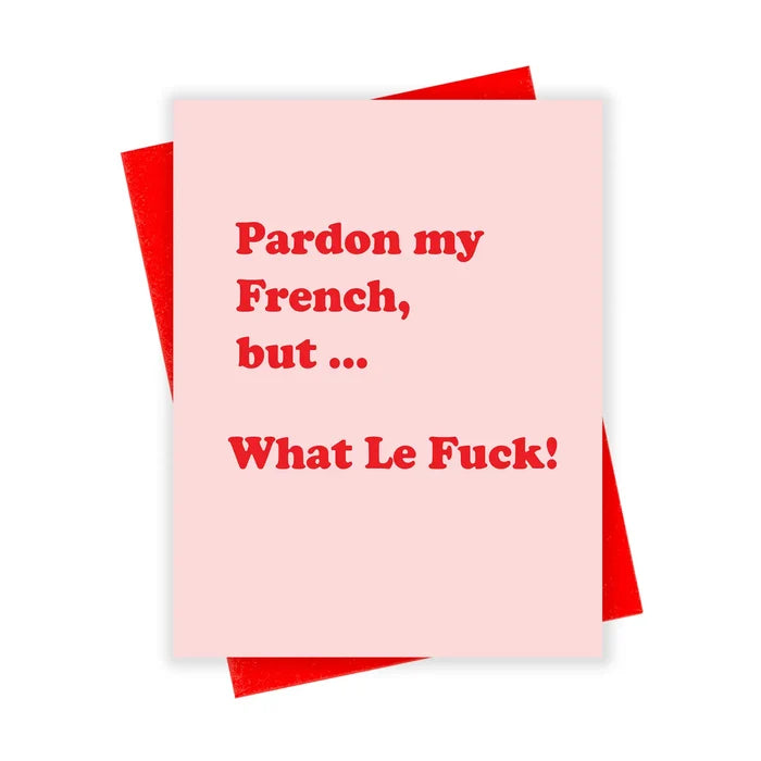 Pardon My French Card