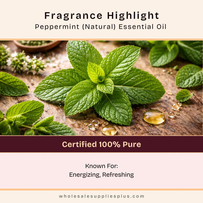 Peppermint Pure Essential Oil - close-up