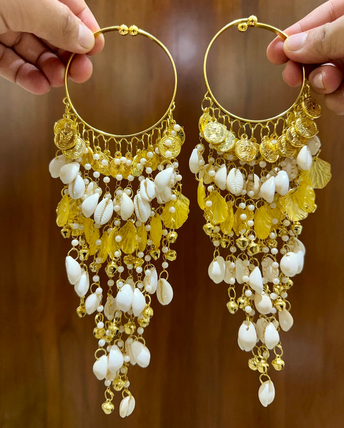 Petal Ghungroo Shell Kalira | Lightweight Bridal Kaleera