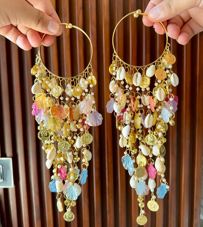 Petal Shell & Ghungroo Kalira | Lightweight Bridal Kaleera