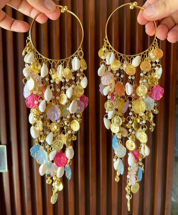 Petal Shell & Ghungroo Kalira | Lightweight Bridal Kaleera