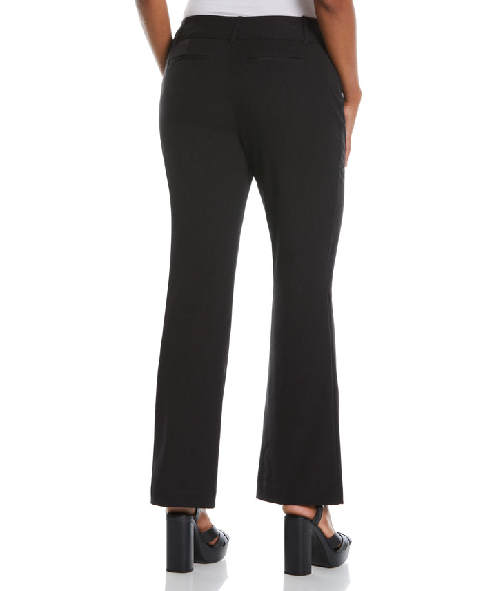 Petite Curvy Fit Boot Cut Pant (Graphite)