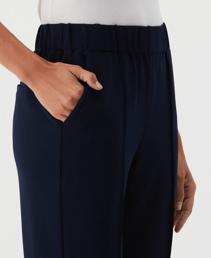 Easy Pull On Pant (Navy)