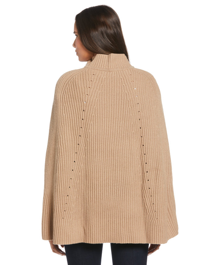 Poncho Sweater (Dark Safari)