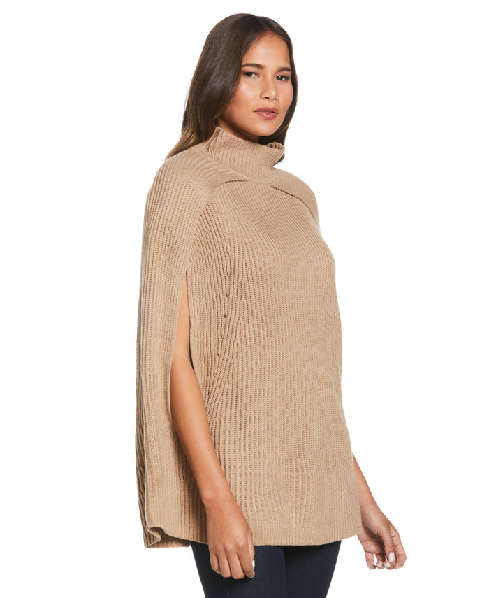 Poncho Sweater (Dark Safari)