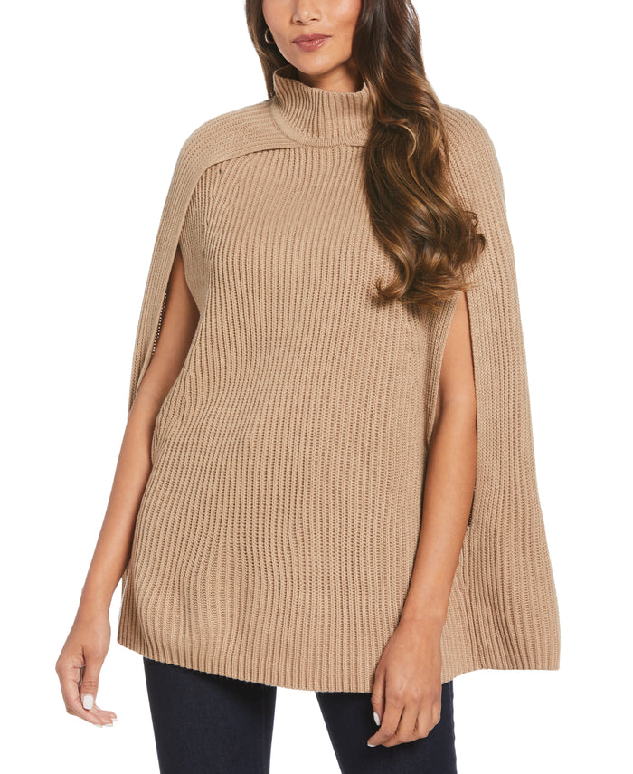 Poncho Sweater (Dark Safari)