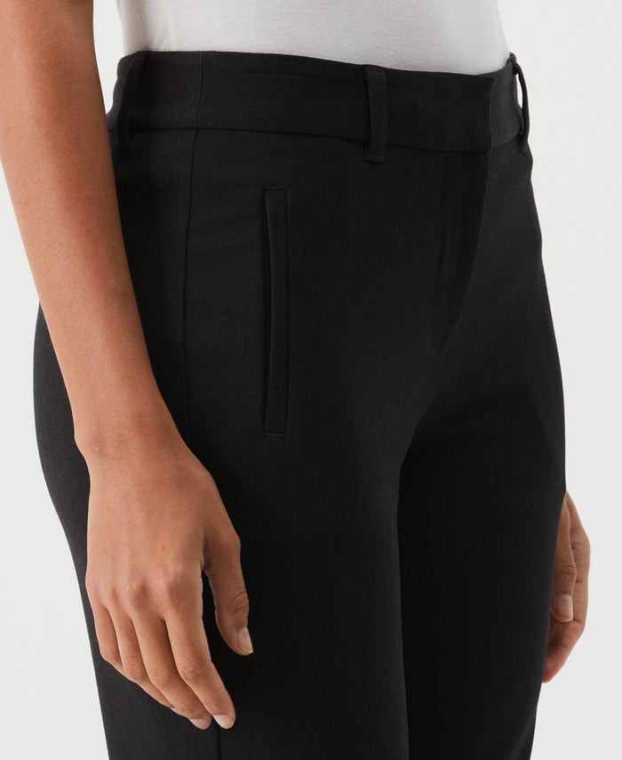 Petite Straight Leg Ankle Pant (Graphite)