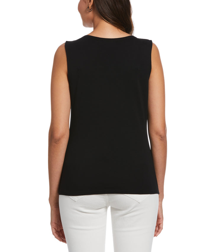 Tank Top with Hardware (Black)