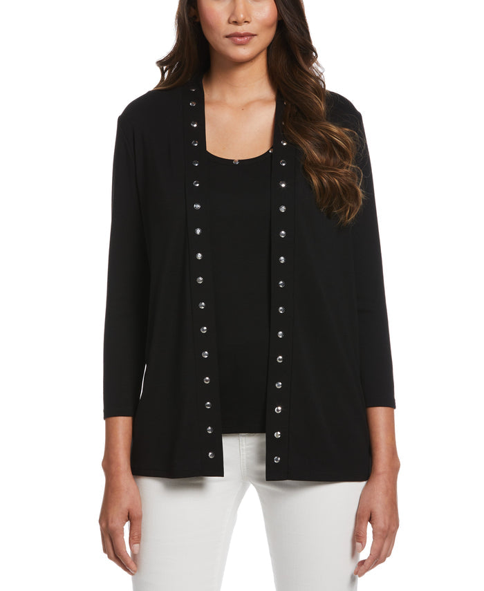 Tank Top with Hardware (Black)