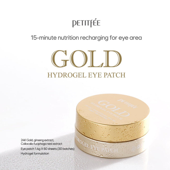 Petitfee Gold Hydrogel Eye Patch 60 pcs