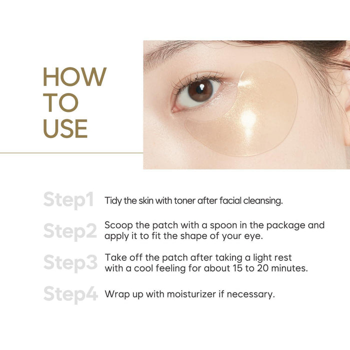 Petitfee Gold Hydrogel Eye Patch 60 pcs