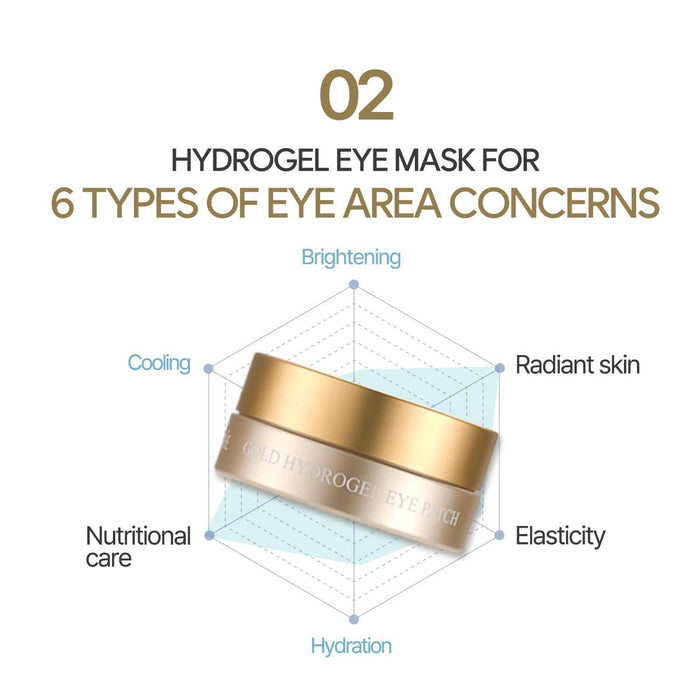 Petitfee Gold Hydrogel Eye Patch 60 pcs