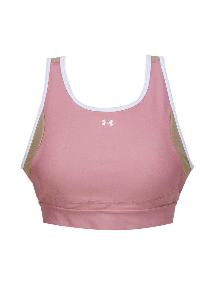 Peto de Entrenamiento para Mujer Crossback mid Open back Rosado Under Armour