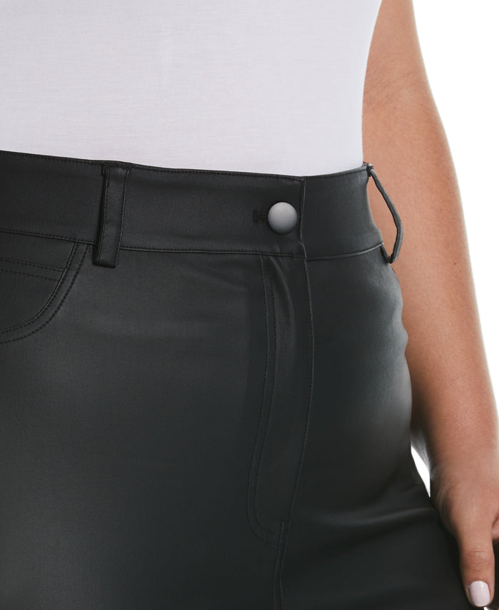 5-Pocket Coated Twill Pant (Black)