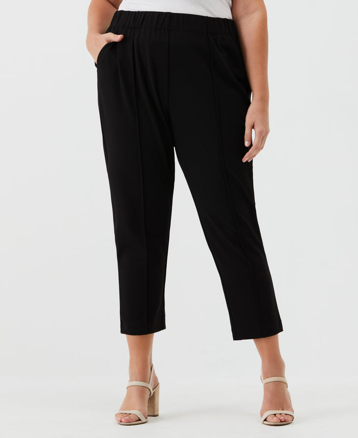 Easy Pull On Pant (Black)