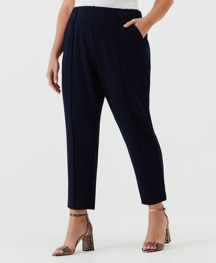 Easy Pull On Pant (Navy)