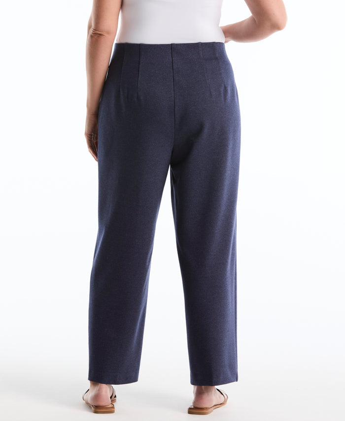 Plus Size Indigo Denim Wide Leg Pant (Rinse)