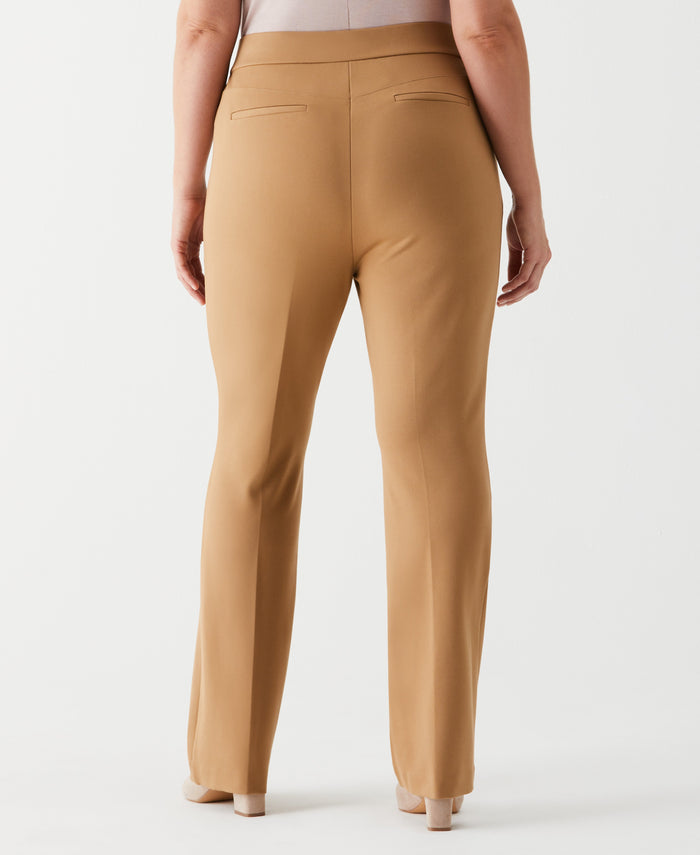 Plus Size Boot Cut Pull-On Pant (Tigers Eye)