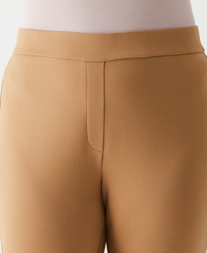 Plus Size Short Length Boot Cut Pull-On Pant (Tigers Eye)
