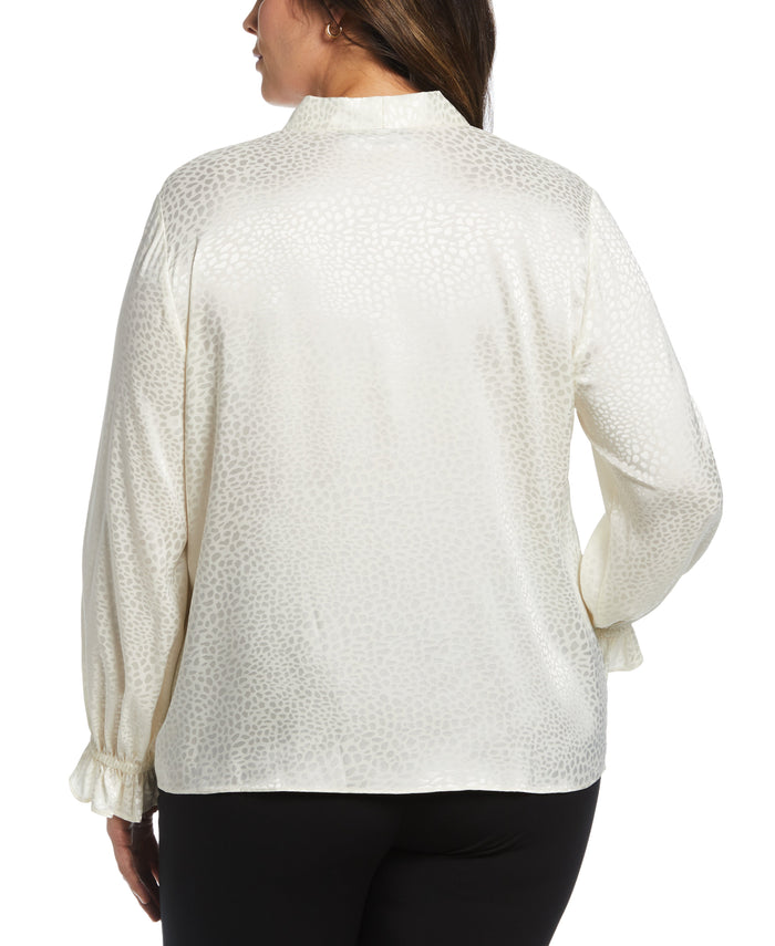 Tie Front Blouse (Star White)