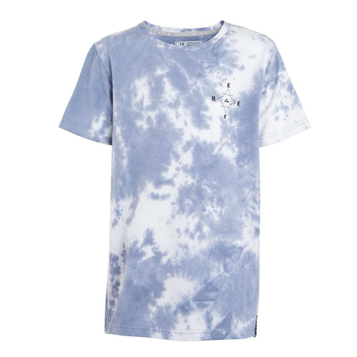 Polera Boys Tie Dye Blue White Grey