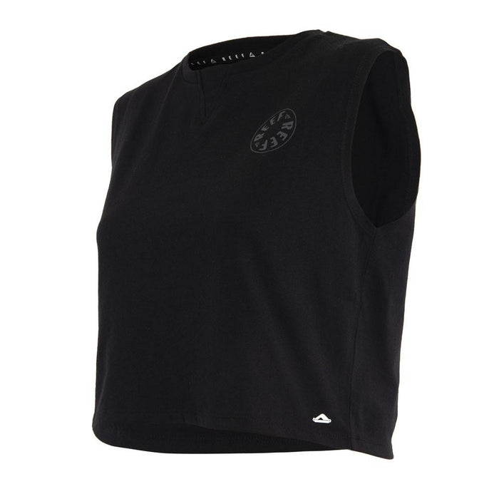 Polera Kids Crop Top Black