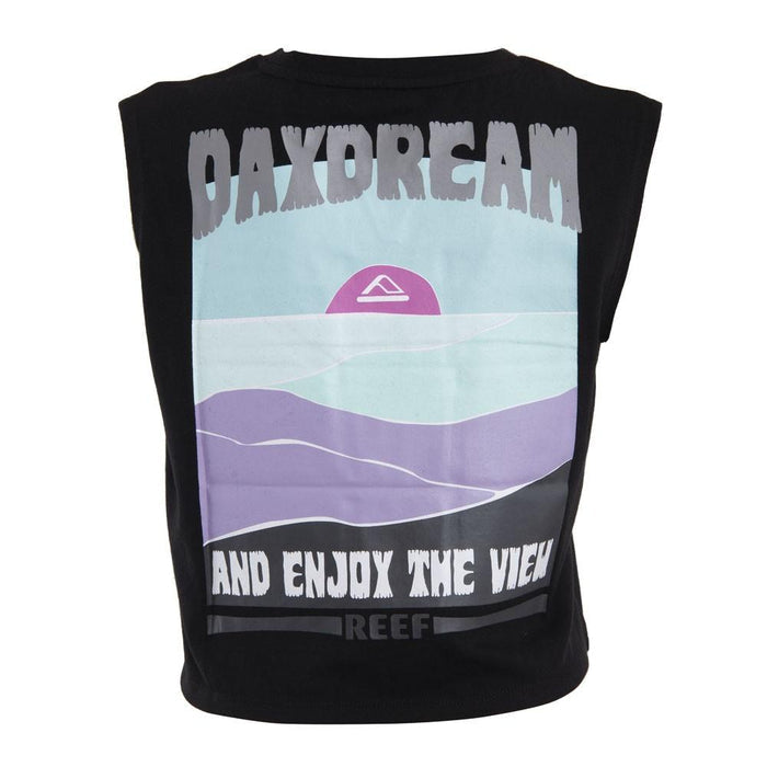 Polera Kids Crop Top Black