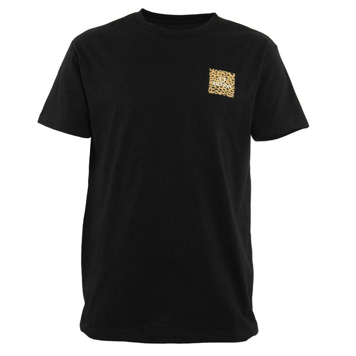 Polera Men Black Block Print