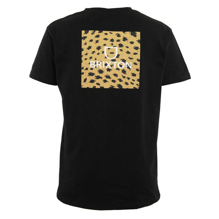 Polera Men Black Block Print