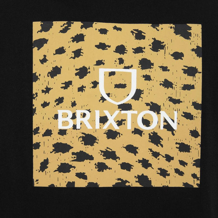 Polera Men Black Block Print