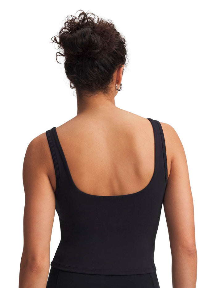 Polera sin manga de entrenamiento para mujer Motion negro Under Armour