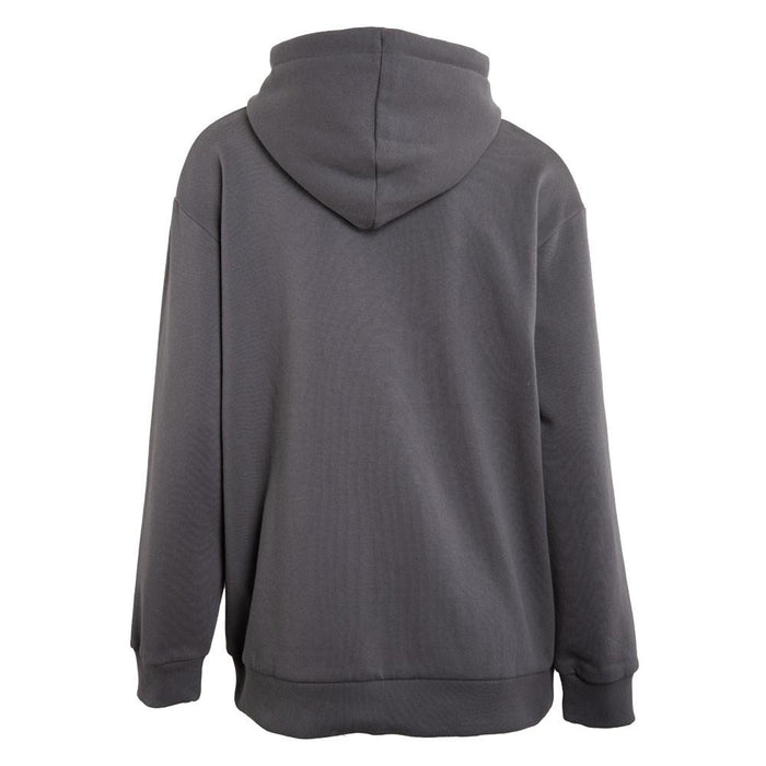 Poleron Women Hoodie Grey Flowers