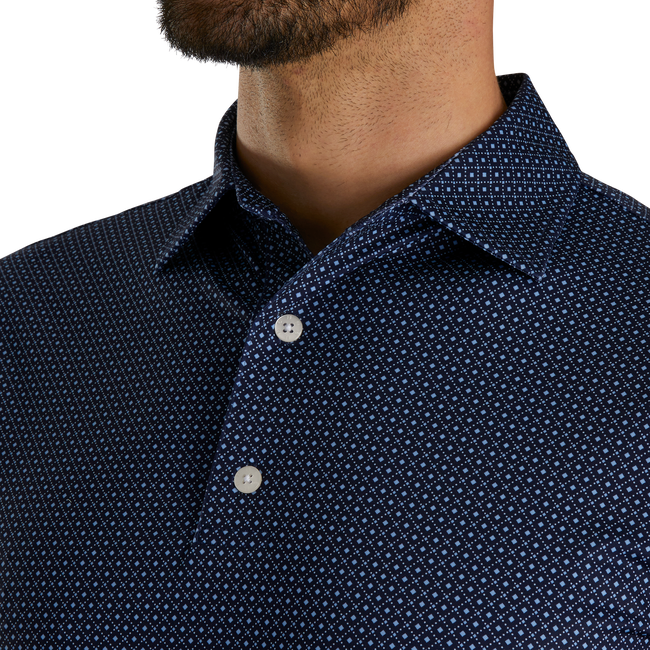 POLO FOOTJOY DOT GEO PRINT LISLE